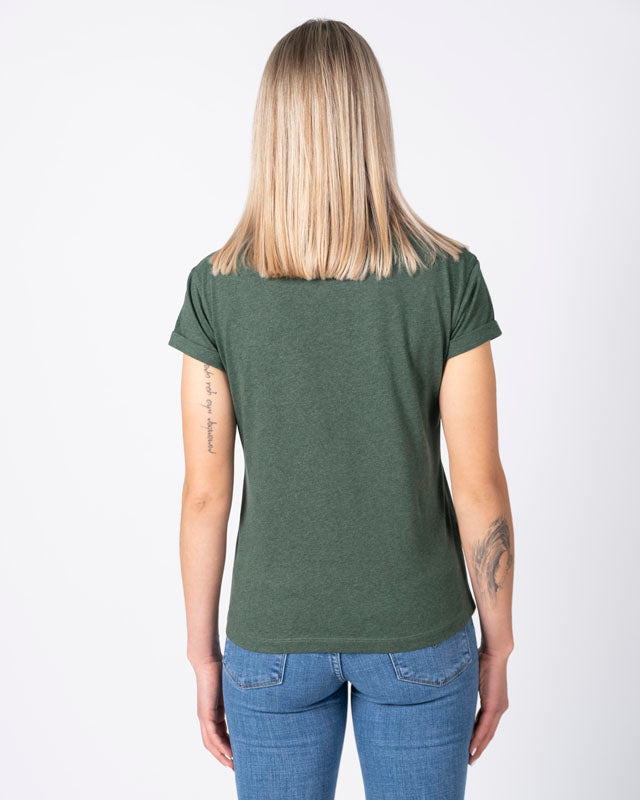TreeShirt Pocket Femme Olive Mel - TSHIRT - NIKIN