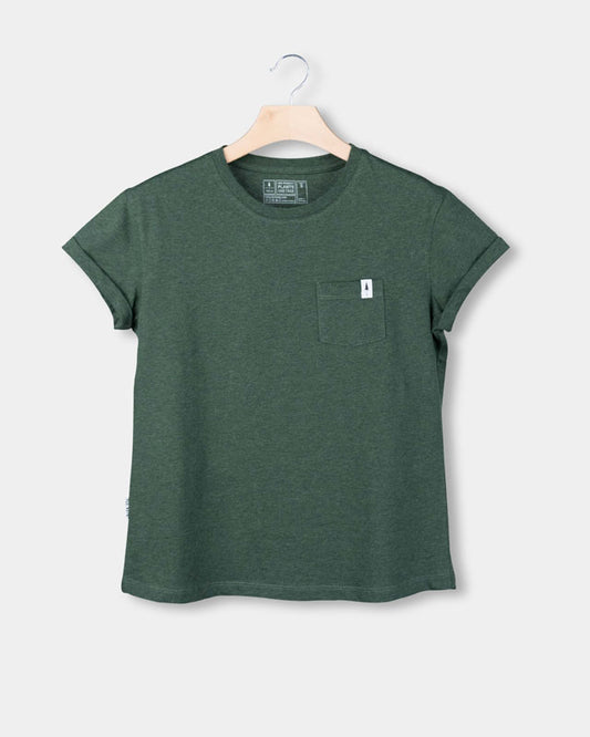 TreeShirt Pocket Femme Olive Mel