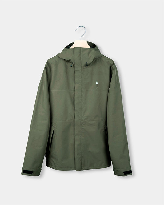 TreeJacket Rain Dark Olive - VESTE - NIKIN