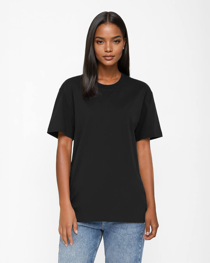 TreeShirt Plain Black - TSHIRT - NIKIN