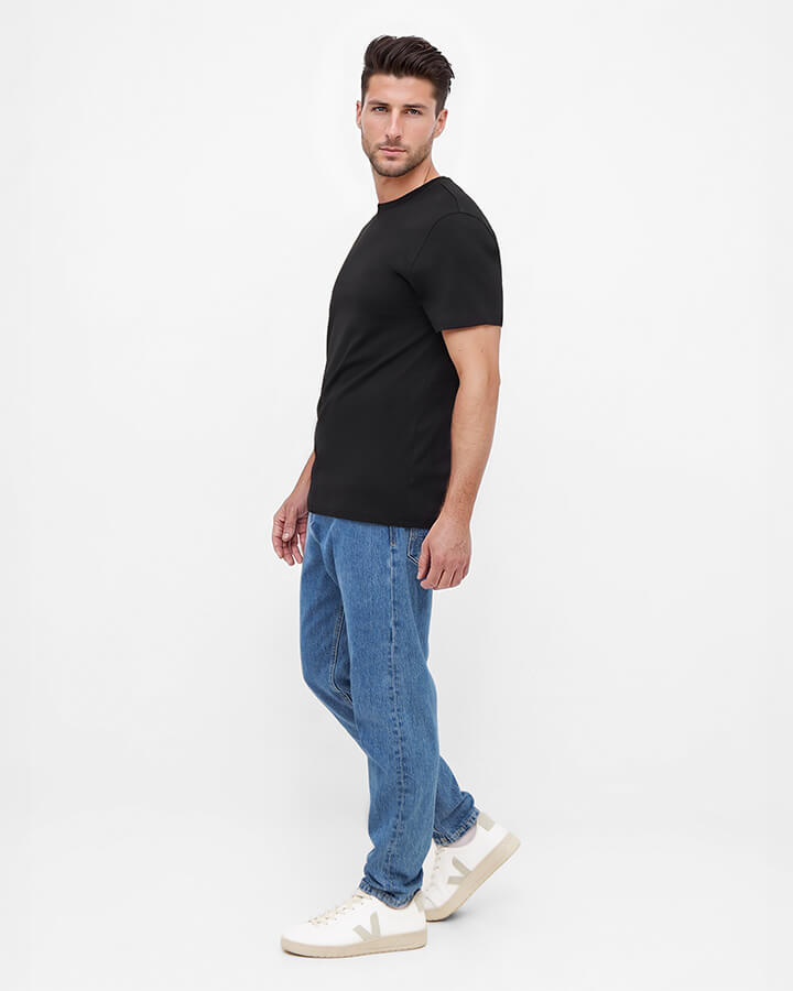 TreeShirt Plain Black - TSHIRT - NIKIN