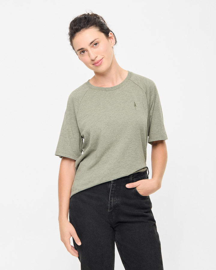 TreeShirt Raglan Relaxed Coffee Cool Matcha Mel