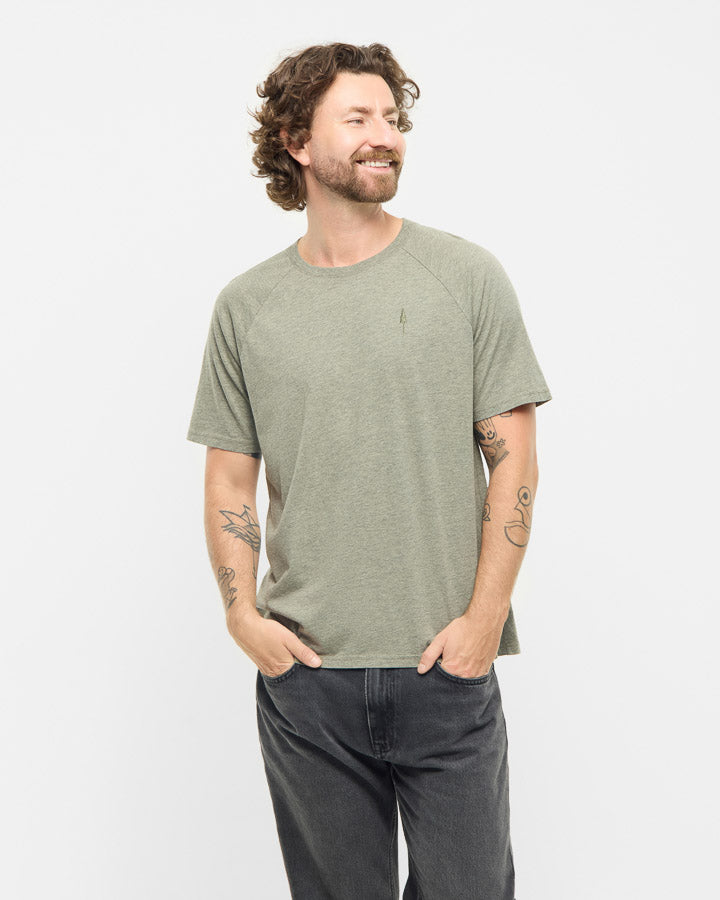 TreeShirt Raglan Relaxed Coffee Cool Matcha Mel