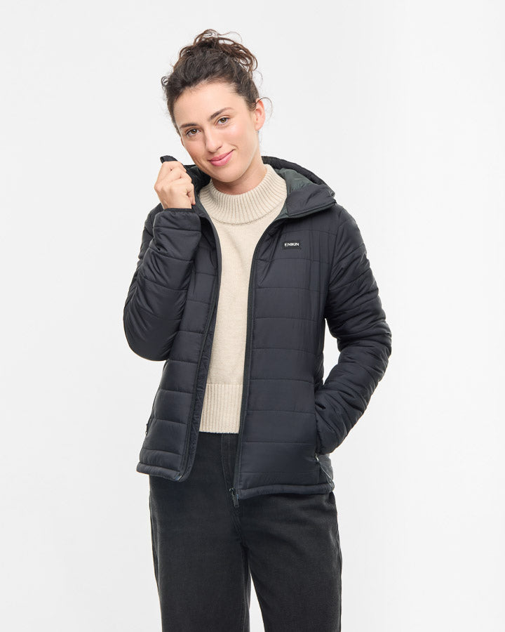 TreeJacket Insulated Femme Noir
