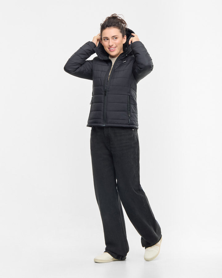 TreeJacket Insulated Femme Noir