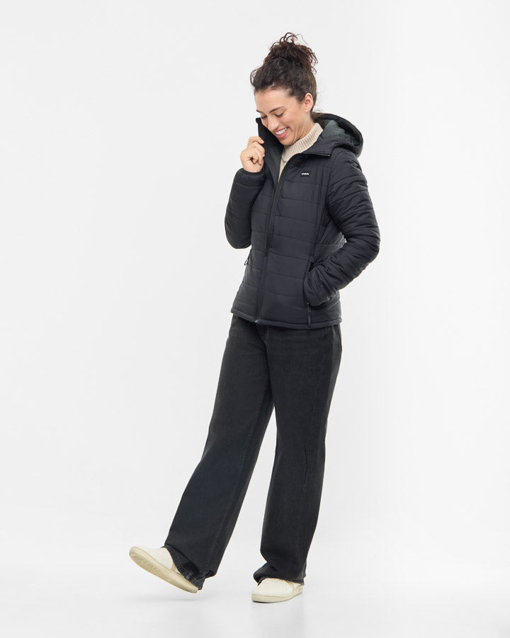 TreeJacket Insulated Femme Noir