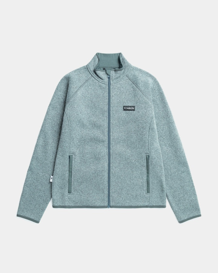 TreeJacket Knitted Fleece Women Elemental Blue