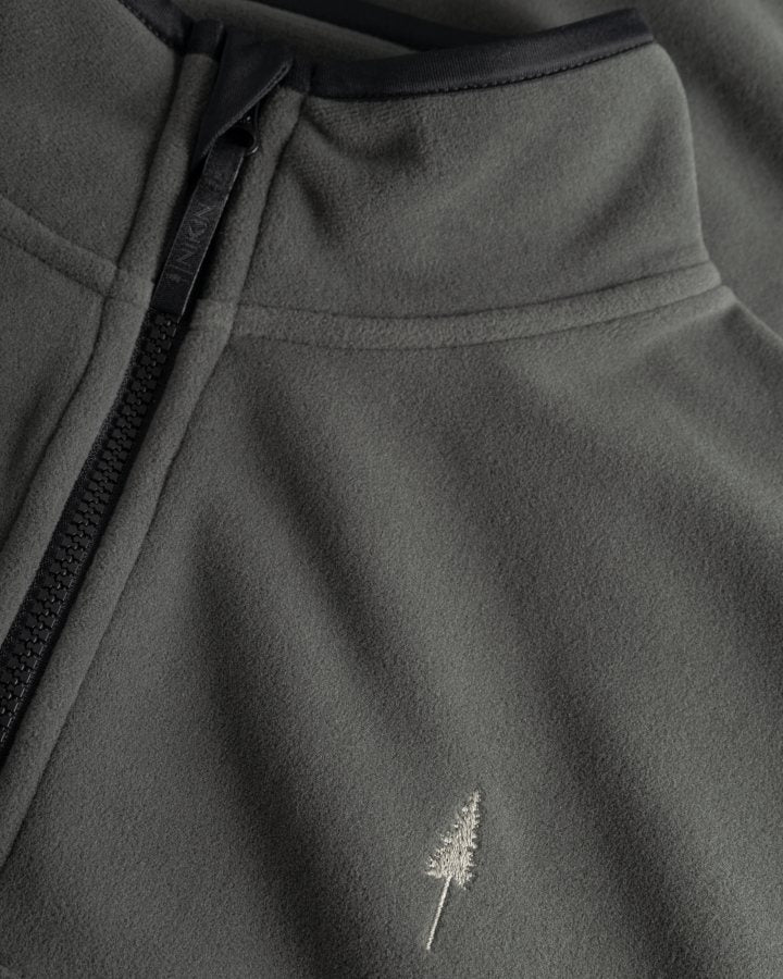 TreeFleece Quarter Zip Ash Green
