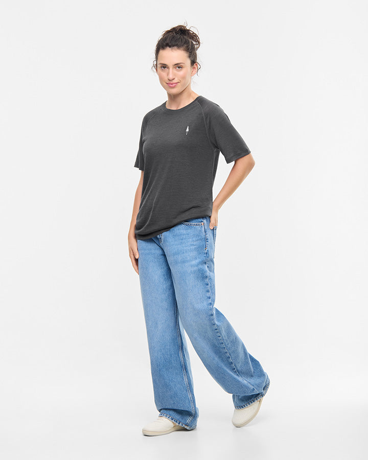 TreeShirt Wool Dark Anthracite Mel