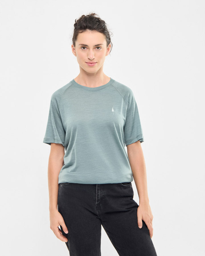 TreeShirt Wool Elemental Blue Mel