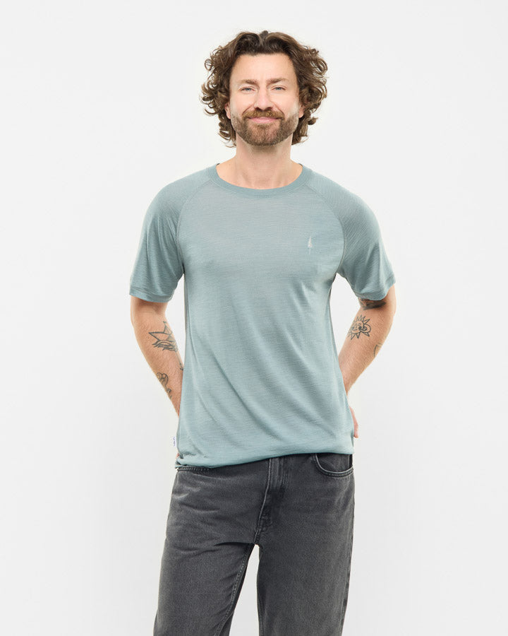 TreeShirt Wool Elemental Blue Mel
