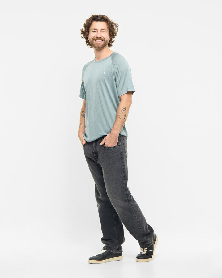 TreeShirt Wool Elemental Blue Mel
