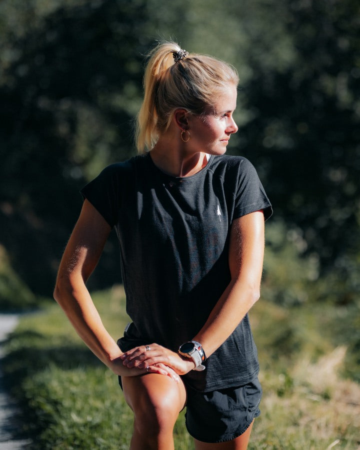 TreeShirt Wool Women Dark Anthracite Mel