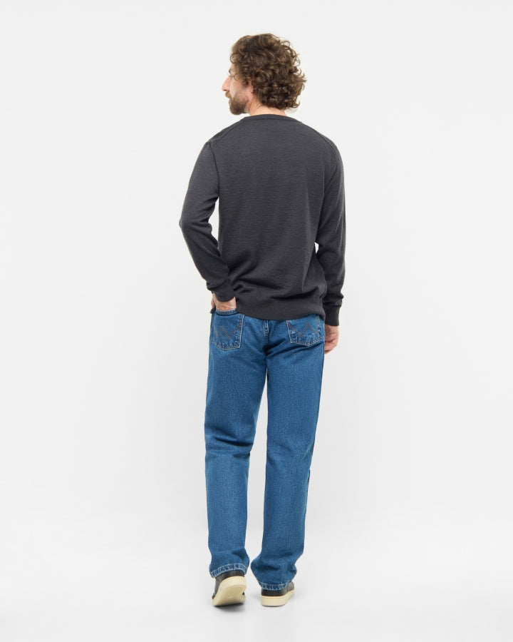 TreePullover Merino Wool Anthracite Mel
