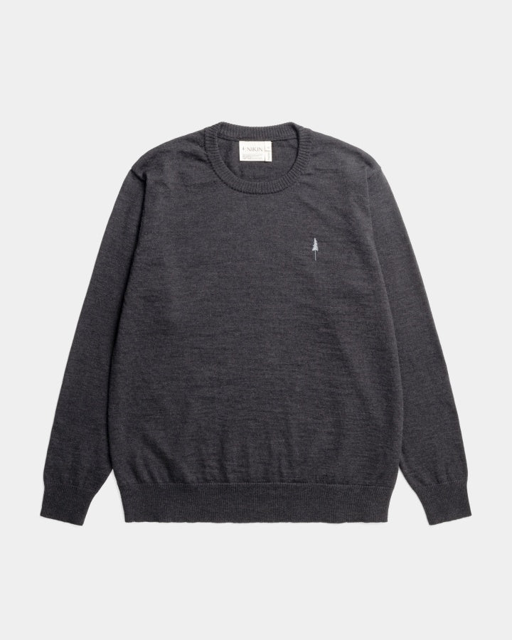 TreePullover Merino Wool Anthracite Mel