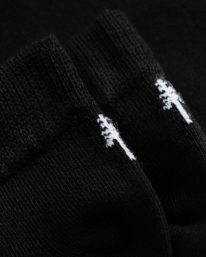 Lot de chaussettes courtes à talon TreeSocks, noir
