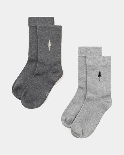 TreeSocks Standard Single Bundle Cool Grey-Anthracite