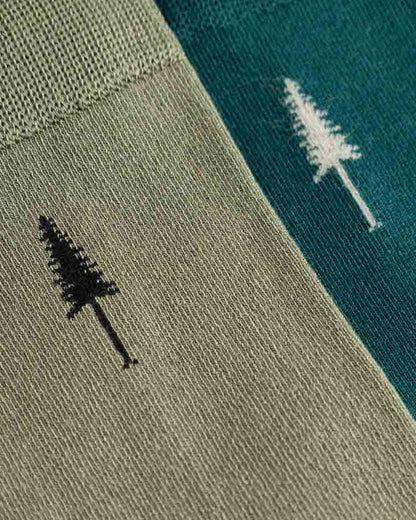 TreeSocks Standard Single Bundle Pickle - Teal transformable