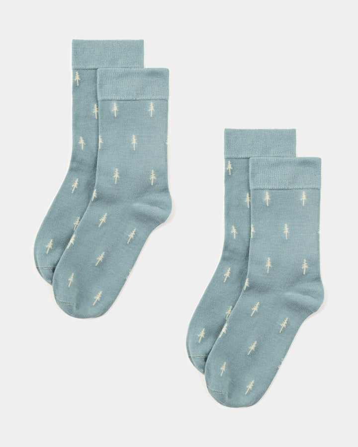 TreeSocks Standard All-Over Bundle: Cloudy Sky