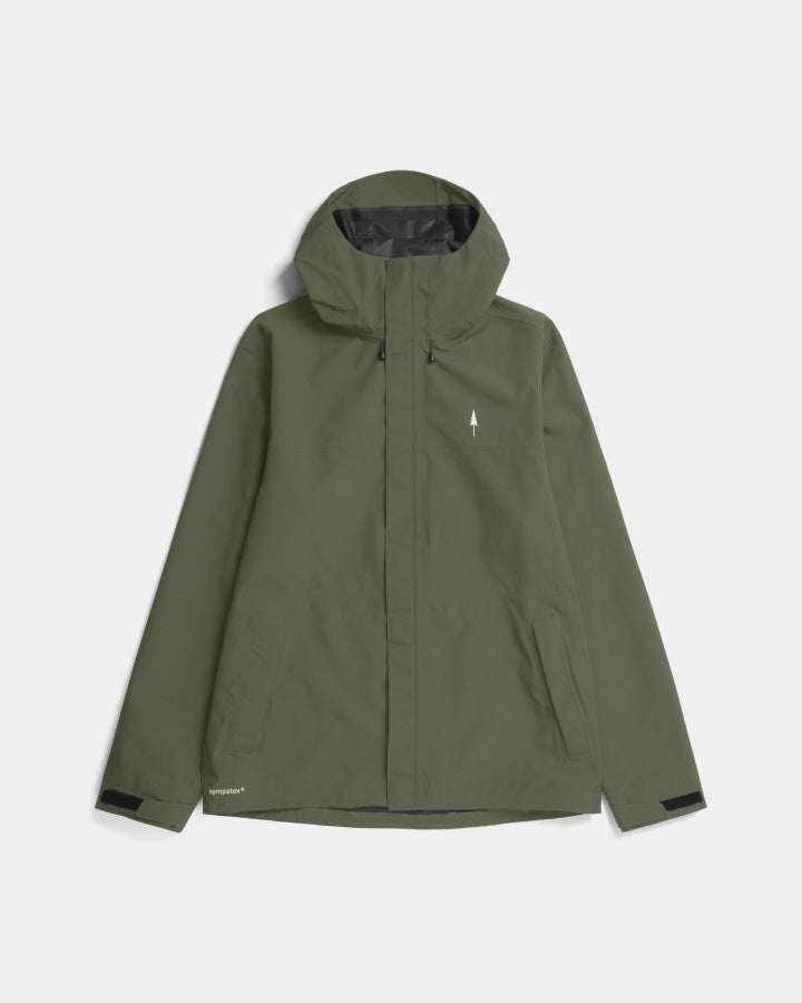 TreeJacket Rain Dark Olive