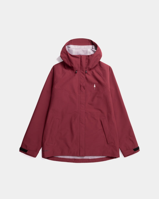 TreeJacket Rain Women Burgundy