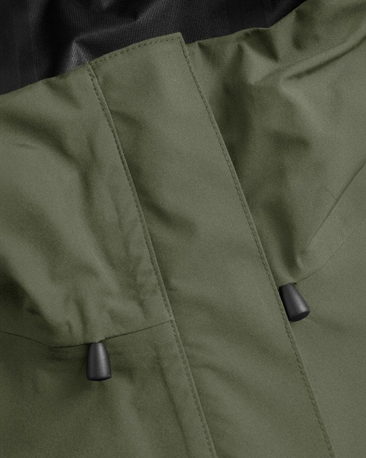 TreeJacket Rain Femme Olive foncé