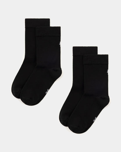 TreeSocks Standard Plain, lot noir