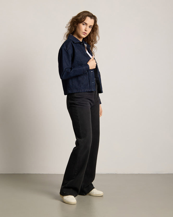 TreeJacket Denim RecCotton Femme Indigo Femme
