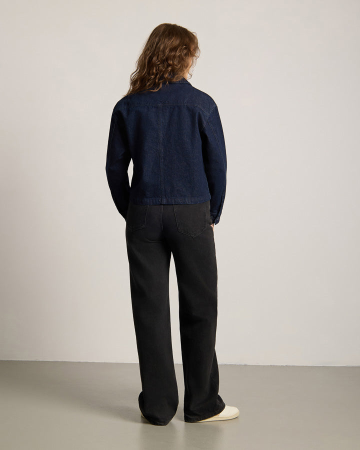 TreeJacket Denim RecCotton Femme Indigo Femme