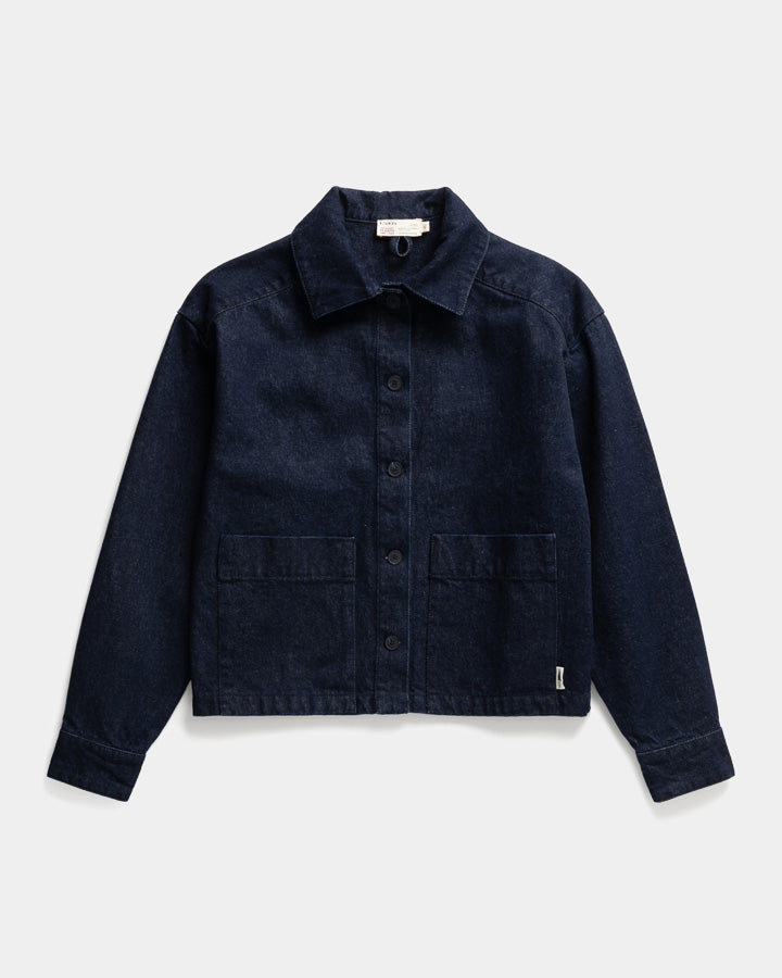 TreeJacket Denim RecCotton Femme Indigo Femme