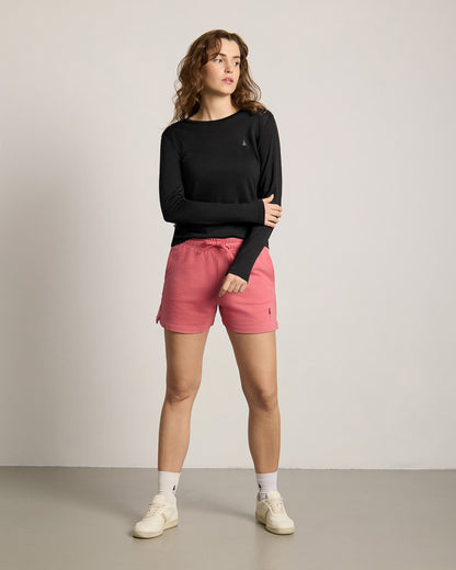 TreeShirt T-shirt à manches longues en laine, coupe ajustée, Femme