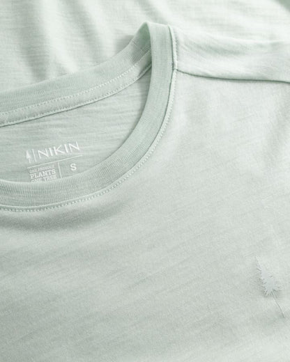 TreeShirt T-shirt à manches longues en laine, coupe slim, Femme , couleur menthe Femme