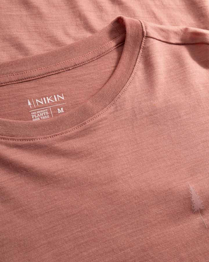 TreeShirt à manches longues en laine, coupe slim, saumon rose, rose