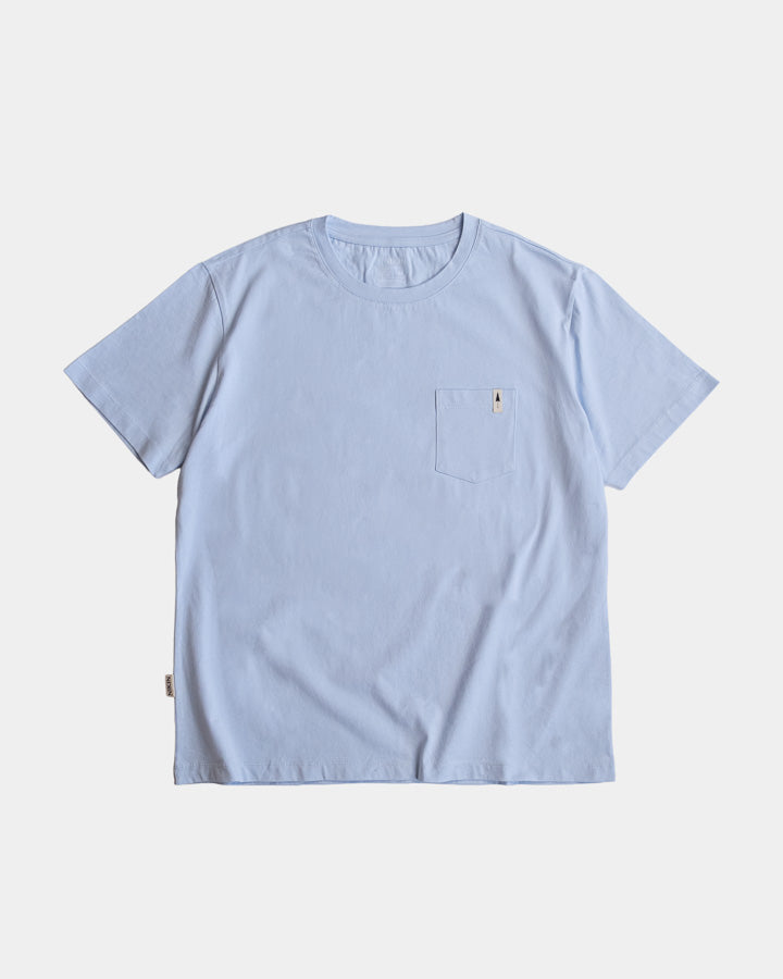 TreeShirt Pocket Mono Relaxed Femme Sky