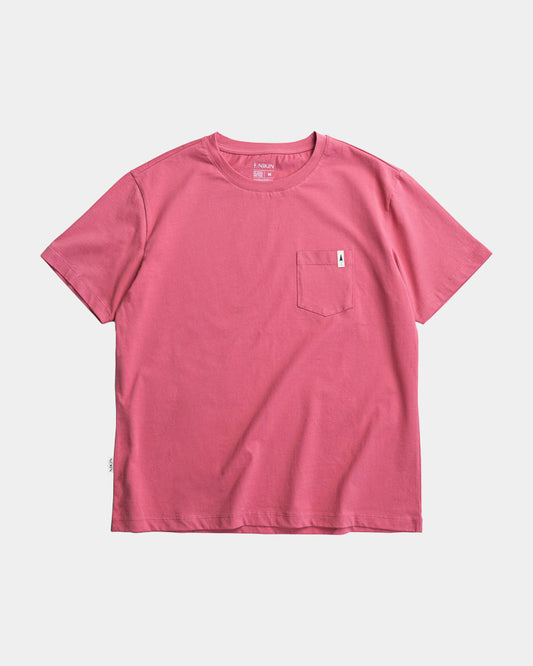 TreeShirt Pocket Mono Relaxed Femme Berry