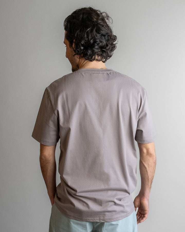TreeShirt Pocket Mono Gris cendré Taupe