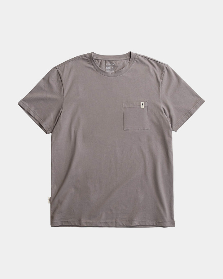 TreeShirt Pocket Mono Gris cendré Taupe
