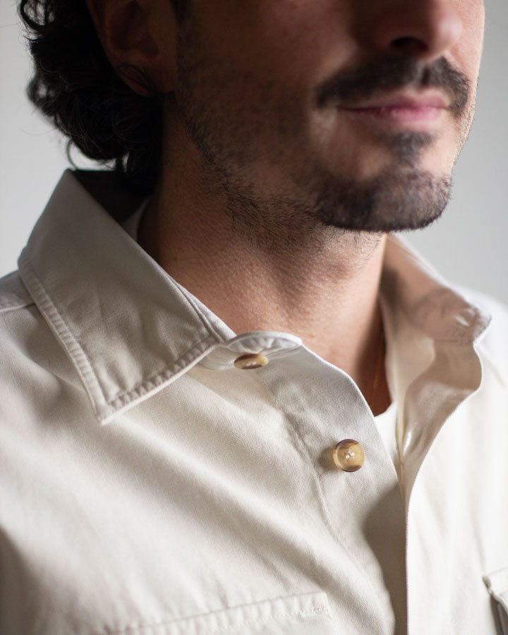 Survêtement TreePlanter Workwear à manches courtes, couleur White Sand