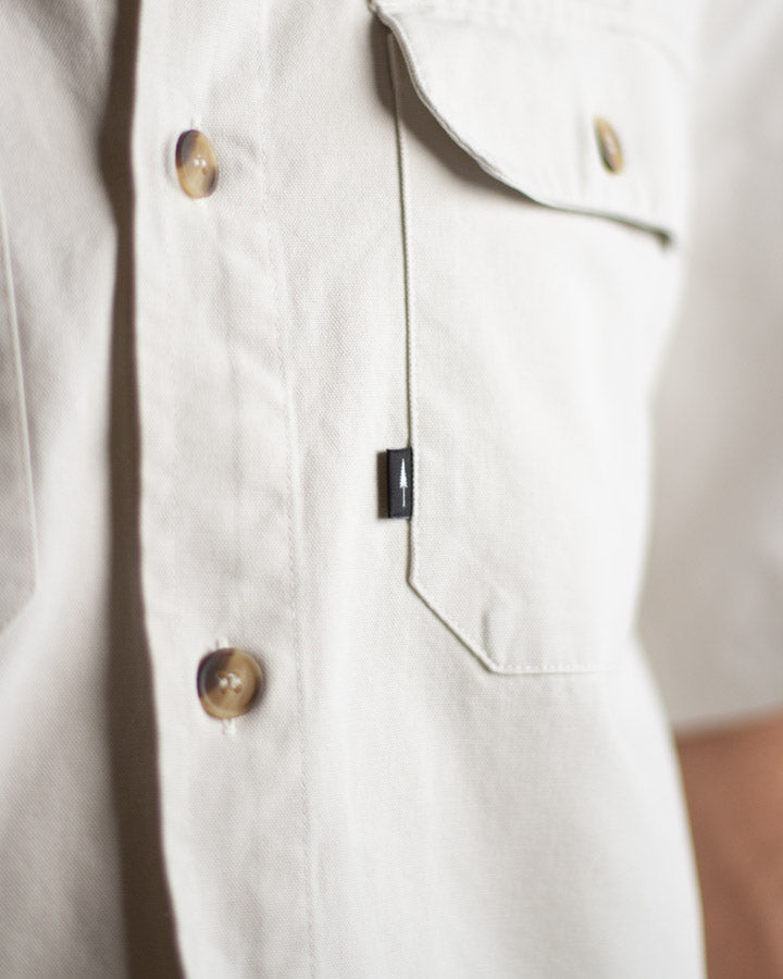 Survêtement TreePlanter Workwear à manches courtes, couleur White Sand