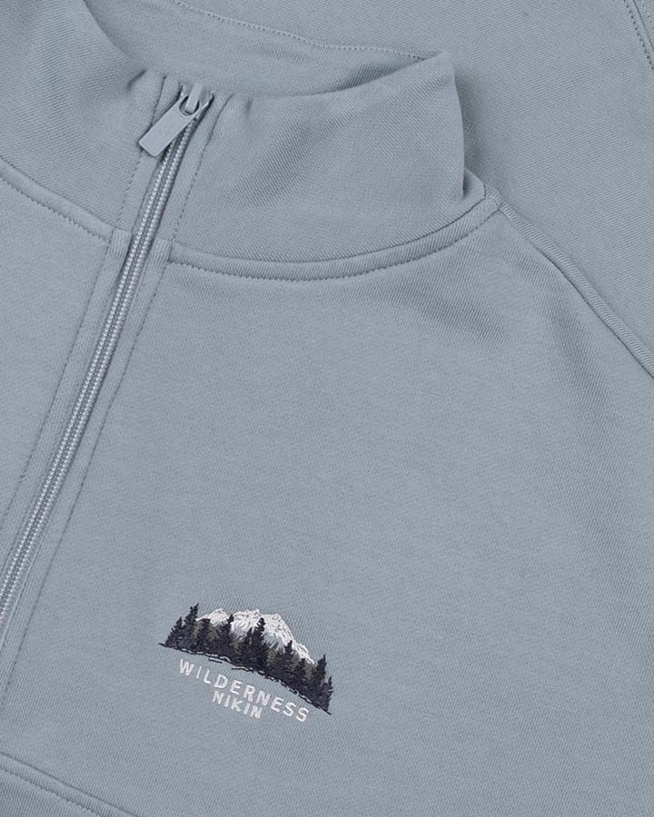 TreeSweater Quarter Zip Muntogna Bleu Élémentaire