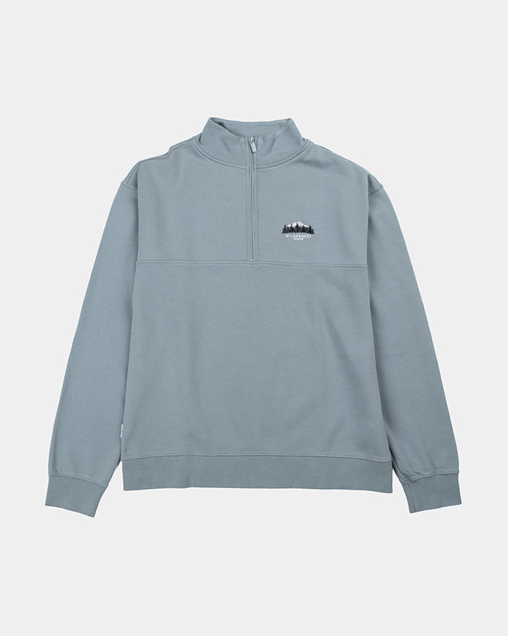 TreeSweater Quarter Zip Muntogna Bleu Élémentaire