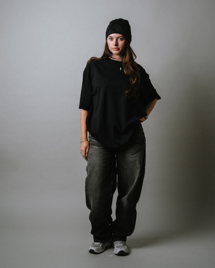 TreeShirt Muntogna Oversized noir