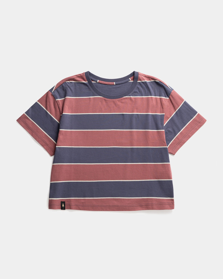 TreeShirt Oversize à rayures Femme Ink-Blush