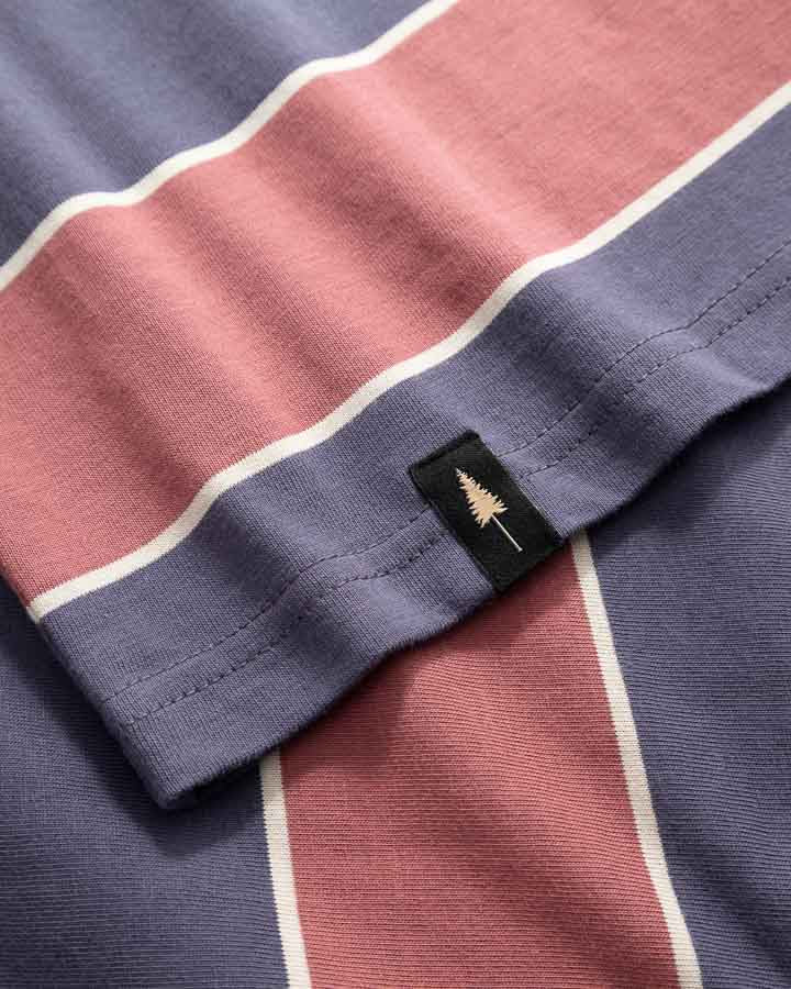 TreeShirt à rayures, oversize, Dark Ink-Blush