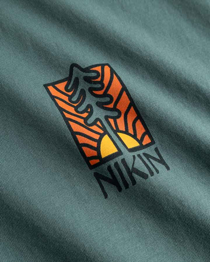 TreeShirt Stay Rooted Relaxed Ocean Green