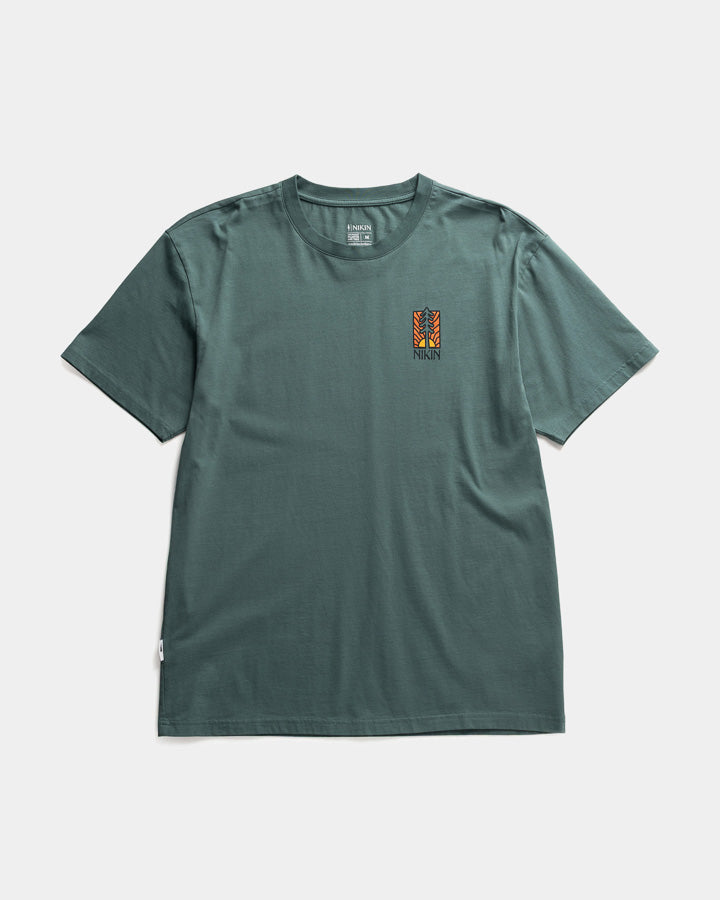 TreeShirt Stay Rooted Relaxed Ocean Green