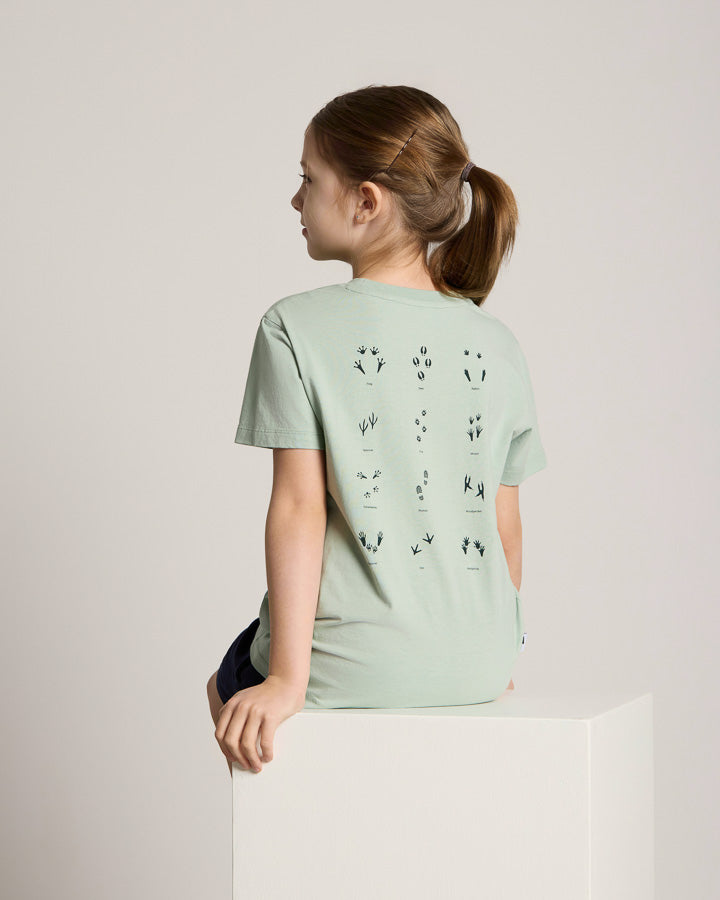 T-shirt TreeShirt Wildlife Kids Dusty Mint