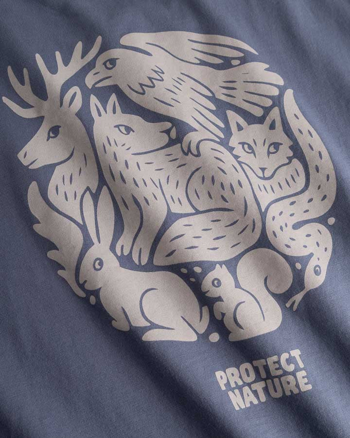 TreeShirt Protect Nature Kids Slate Blue