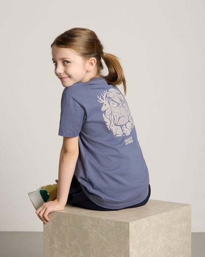 TreeShirt Protect Nature Kids Slate Blue