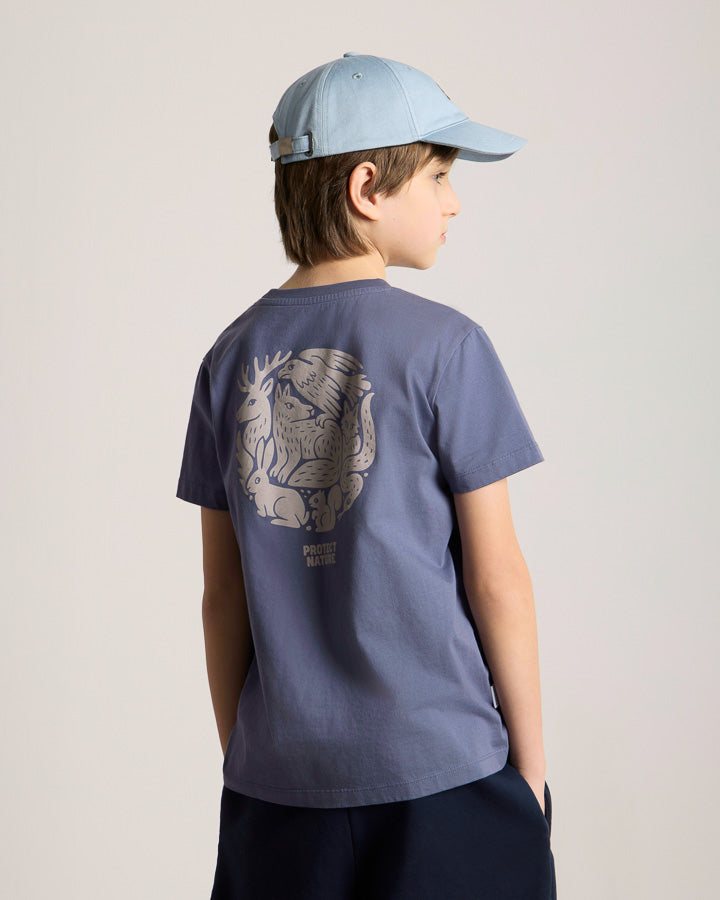 TreeShirt Protect Nature Kids Slate Blue
